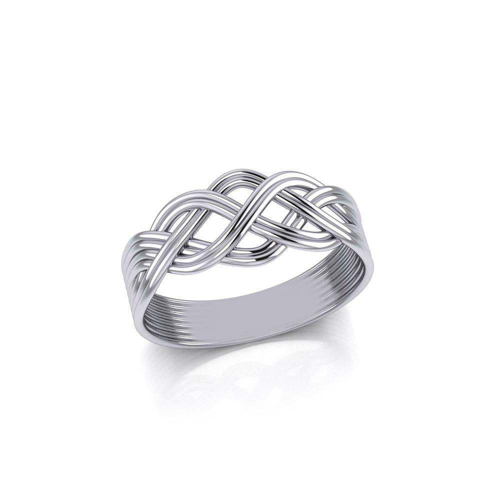 Banded Celtic Knotwork Ring SM226 Ring