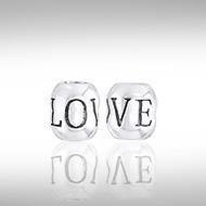 Round Love Silver Bead TBD019 Bead
