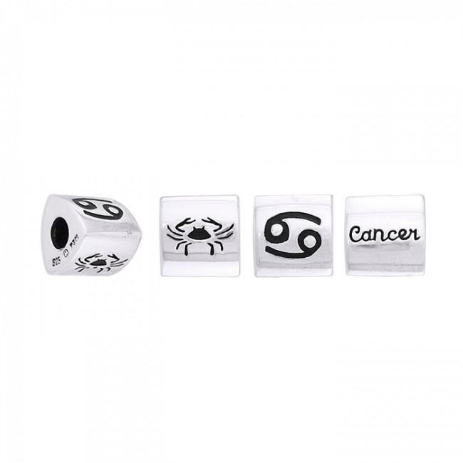 Triangle Cancer Zodiac Silver Bead TBD100
