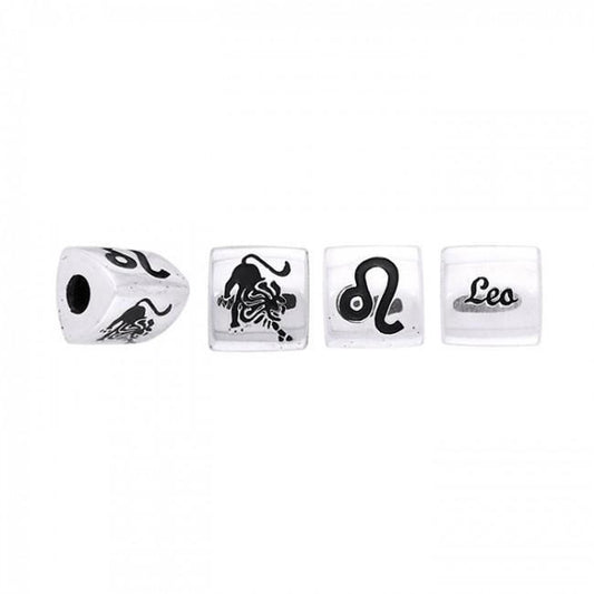 Triangle Leo Zodiac Silver Bead TBD101
