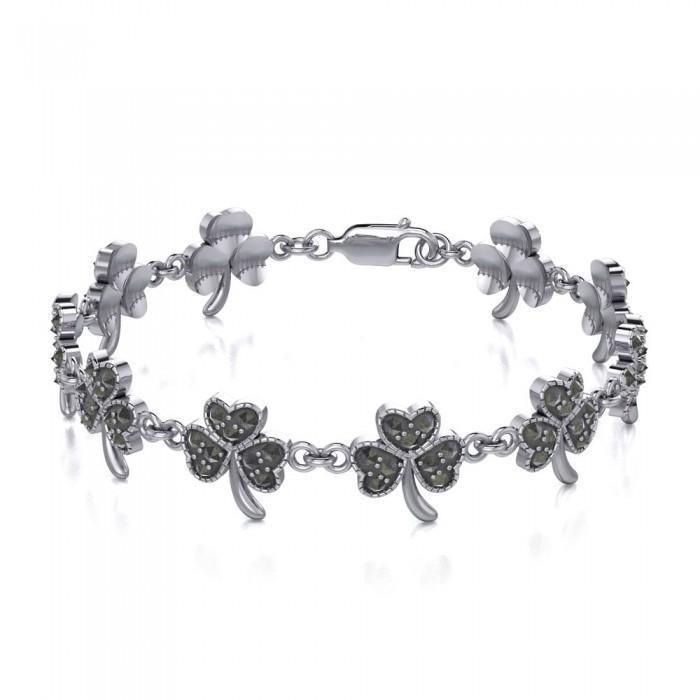 Celtic Shamrock Link Bracelet TBG291