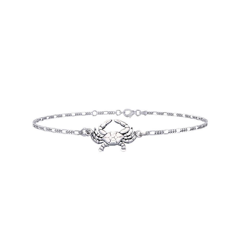 Silver Crab Anklet TBG371 - peterstone.dropshipping