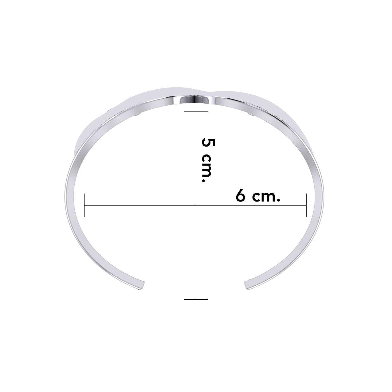 Whale Silver Bangle TBG426 - peterstone.dropshipping