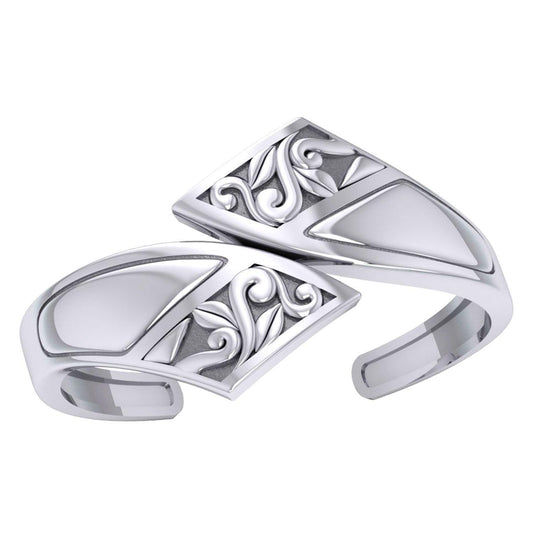 Forever’s enough ~ Celtic Knotwork Sterling Silver Cuff Bracelet TBG441 - peterstone.dropshipping