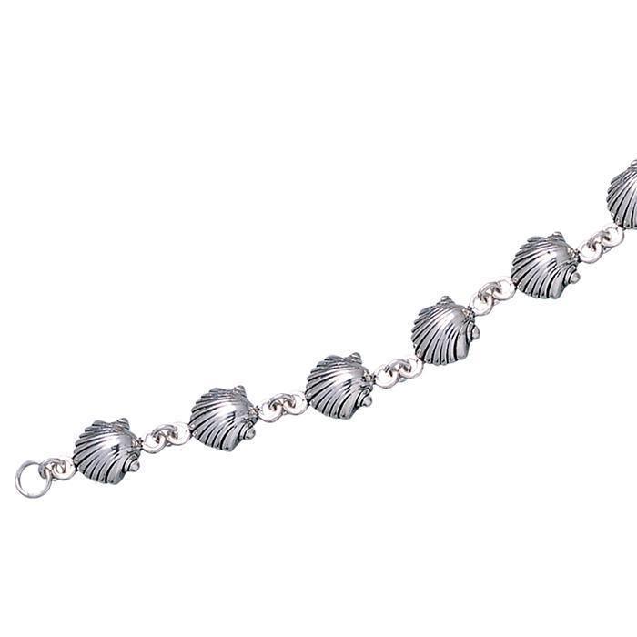 Seashell Silver Bracelet TBG442