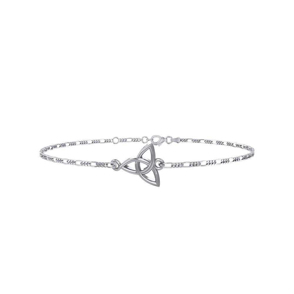 Celtic Triquetra Knot Silver Anklet TBG729 - peterstone.dropshipping