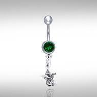 Silver Dragon Belly Button Ring TBJ009 Body Jewelry