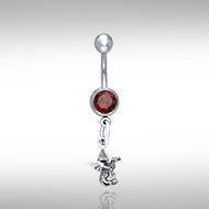 Silver Dragon Belly Button Ring TBJ009 Body Jewelry