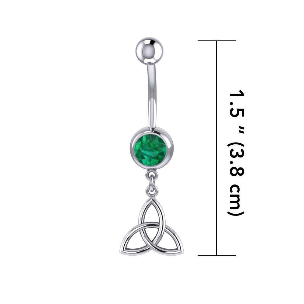 Celtic Triquetra Knot Silver Body Jewelry TBJ011 Body Jewelry