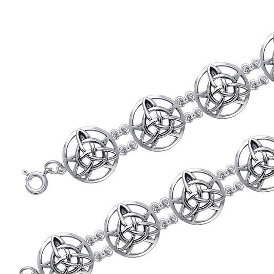 Celtic Trinity The Star Silver Bracelet TBL027