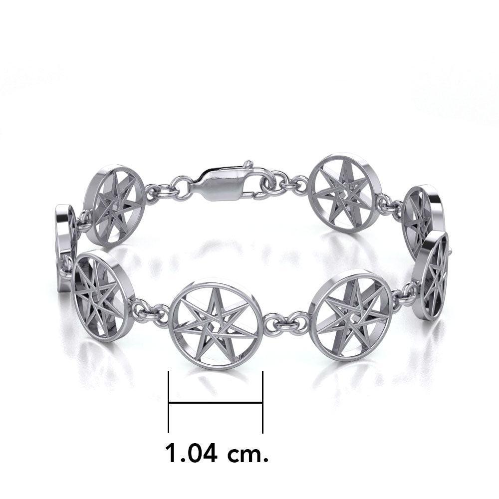 Elven Star Link Silver Bracelet TBL088 - peterstone.dropshipping