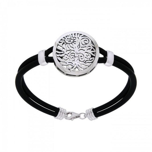 Tree of Life Leather Cord Bracelet TBL197