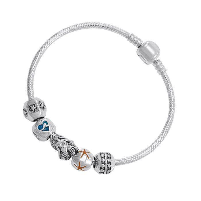 Meramid Sterling Silver Bead Bracelet TBL345 Bracelet