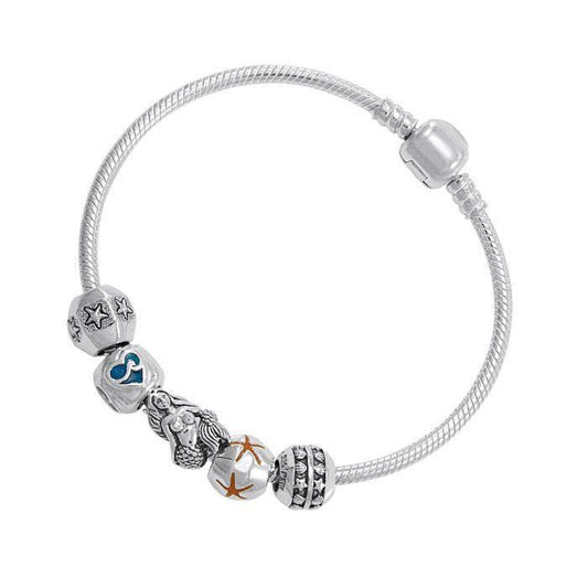 Meramid Sterling Silver Bead Bracelet TBL345 Bracelet