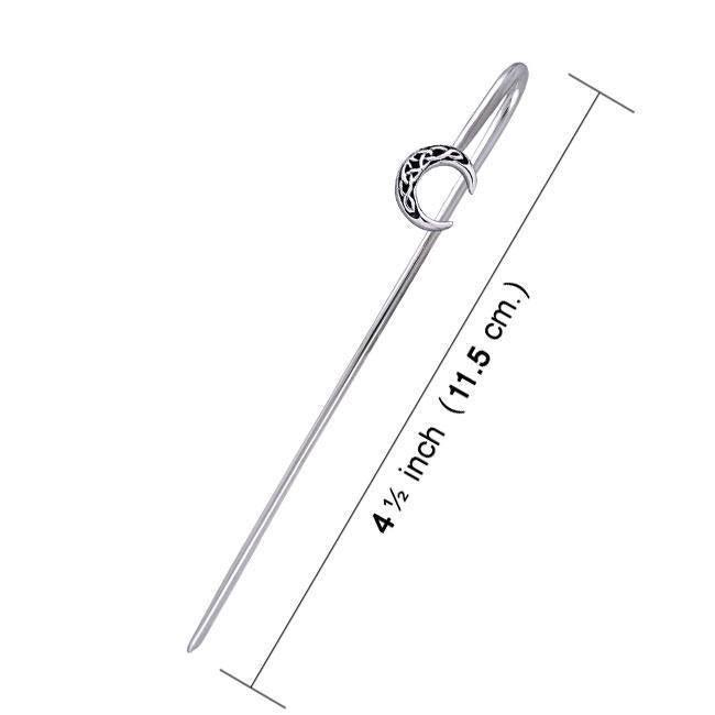 Exquisite Celtic Crescent Moon Silver Bookmark TBM014 Bookmark