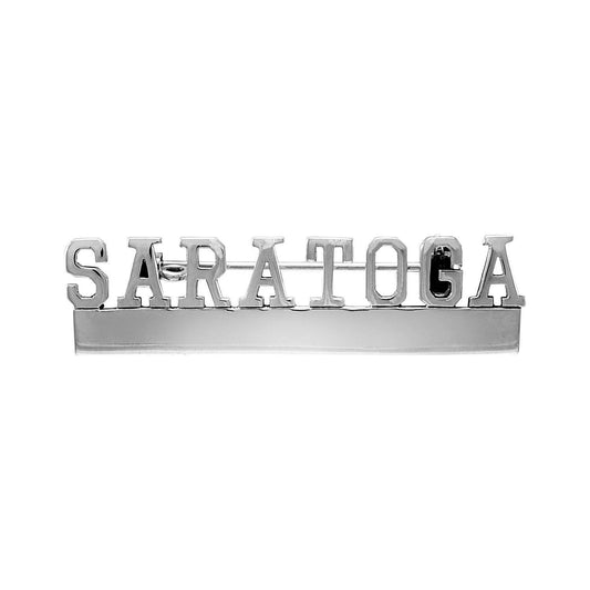 Saratoga Silver Pin TBR131 - Wholesale Jewelry