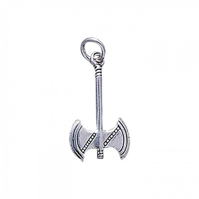 Battle Axe Silver Charm TC074