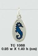 Seahorse Silver Charm TC1068 - peterstone.dropshipping