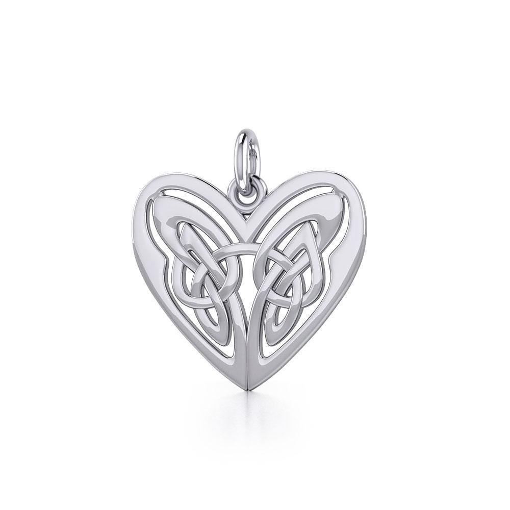 Eternal Heart Celtic Knots Silver Charm TC1088 Charm