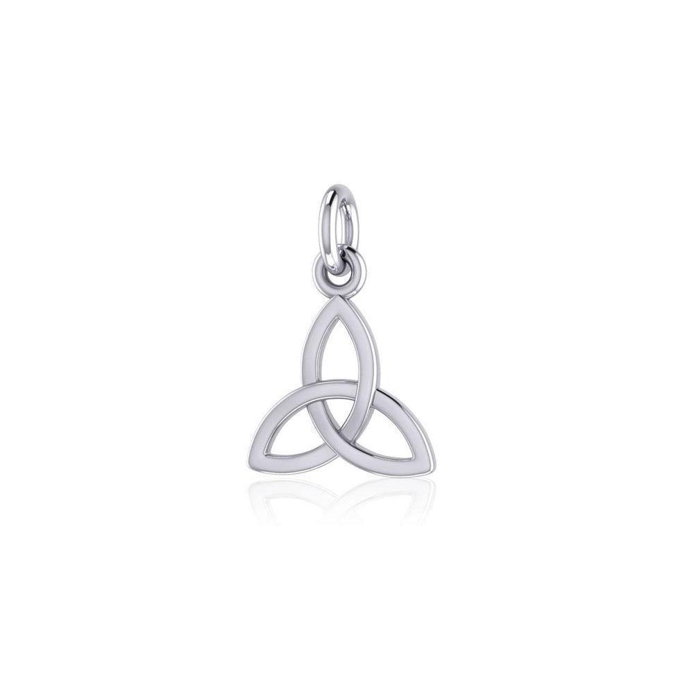 Celtic Triquetra Knot Silver Charm TC125 - Wholesale Jewelry