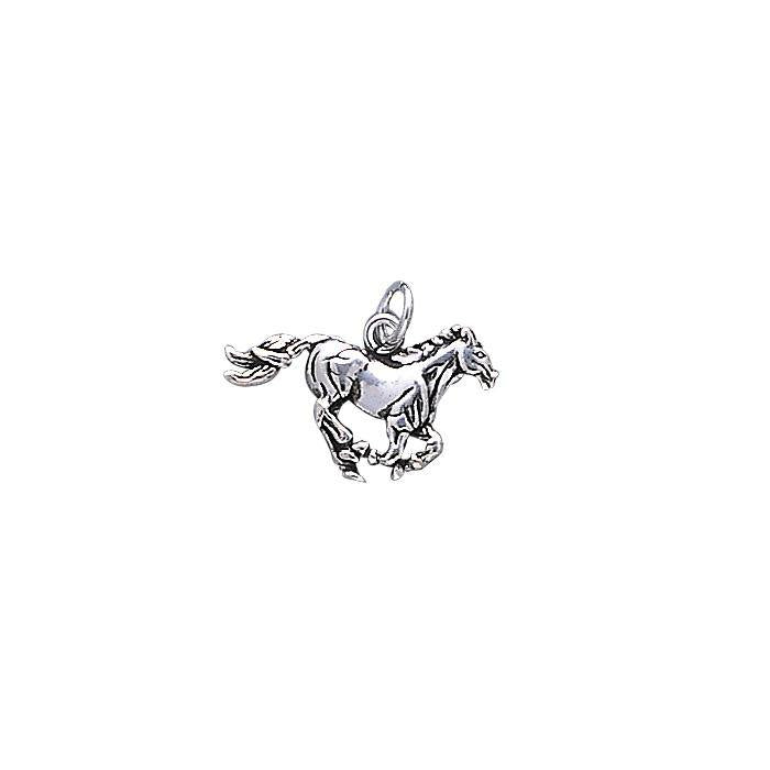 Running Horse Sterling Silver Charm TC298 Charm