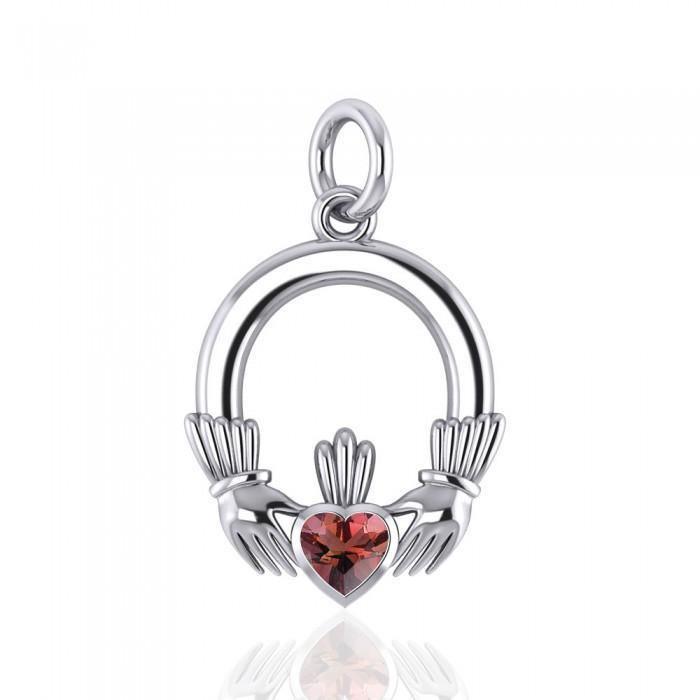 Celtic Claddagh Silver Charm TC318