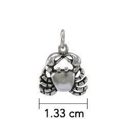Silver Crab Charm TC387 - peterstone.dropshipping