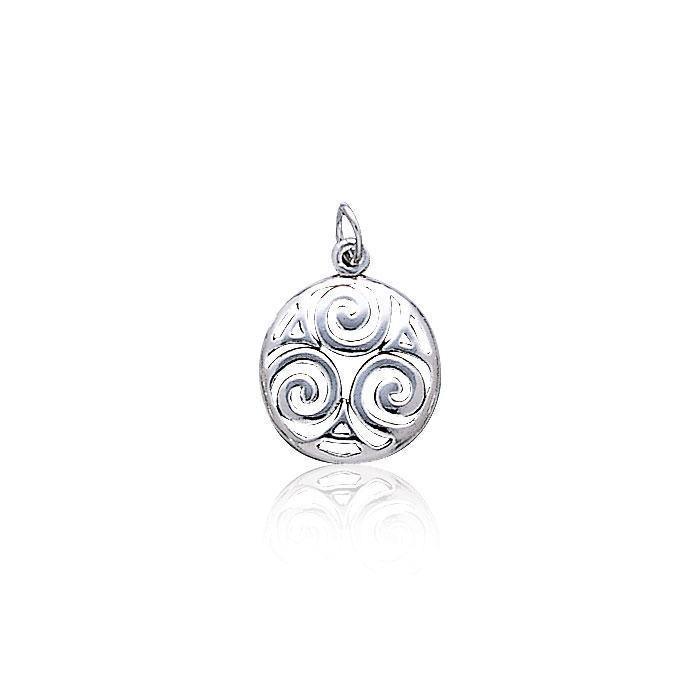 Celtic Triskelion Spiral Charm TC394 Charm