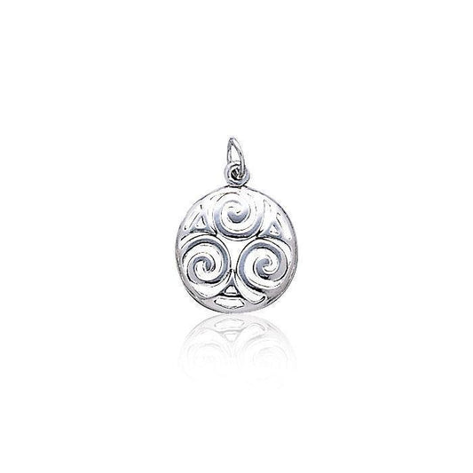 Celtic Triskelion Spiral Charm TC394 Charm