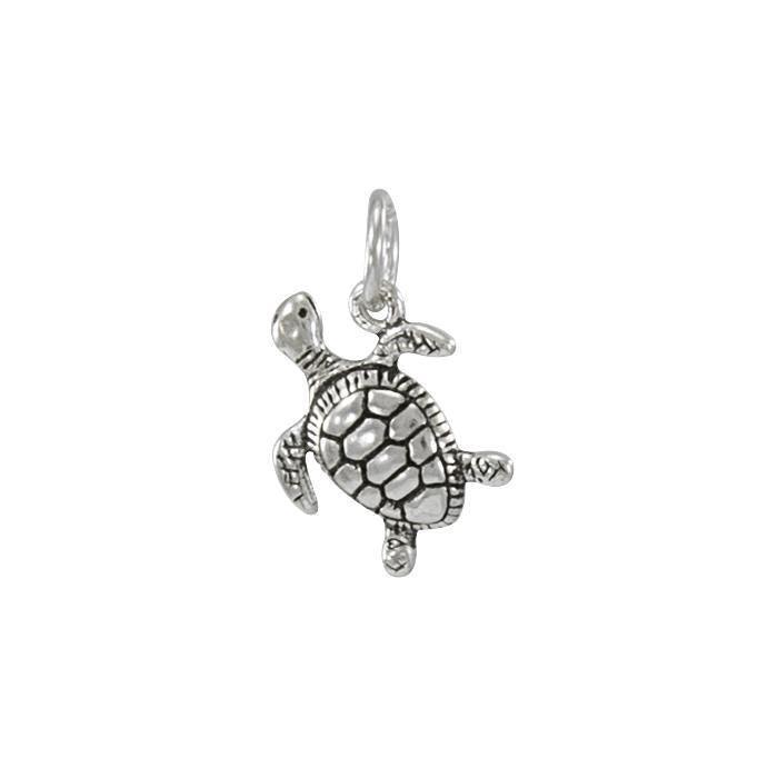 Sea Turtle Silver Charm TC417