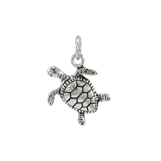 Silver Turtle Charm TC437