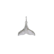 Whale Tail Silver Charm TC570 - Wholesale Jewelry