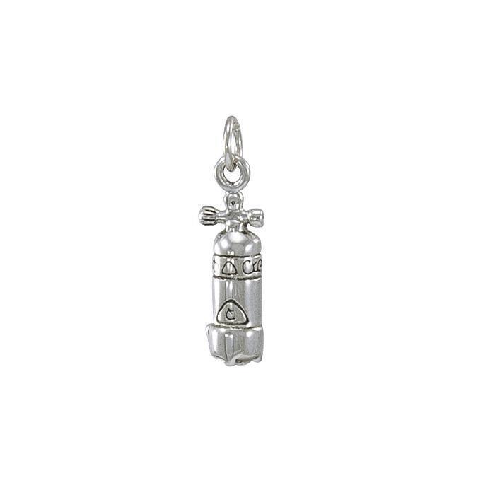Silver Dive Air Tank Charm TC600