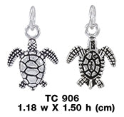 Sea Turtle Silver Charm TC906