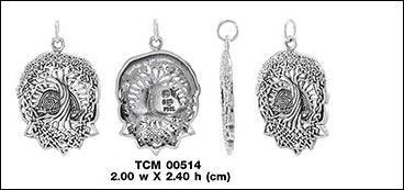 Admiration towards the Tree of Life creation Sterling Silver Charm TCM514 - peterstone.dropshipping
