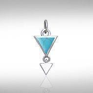 Rainbow Triangle Silver Charm TCM014 Charm