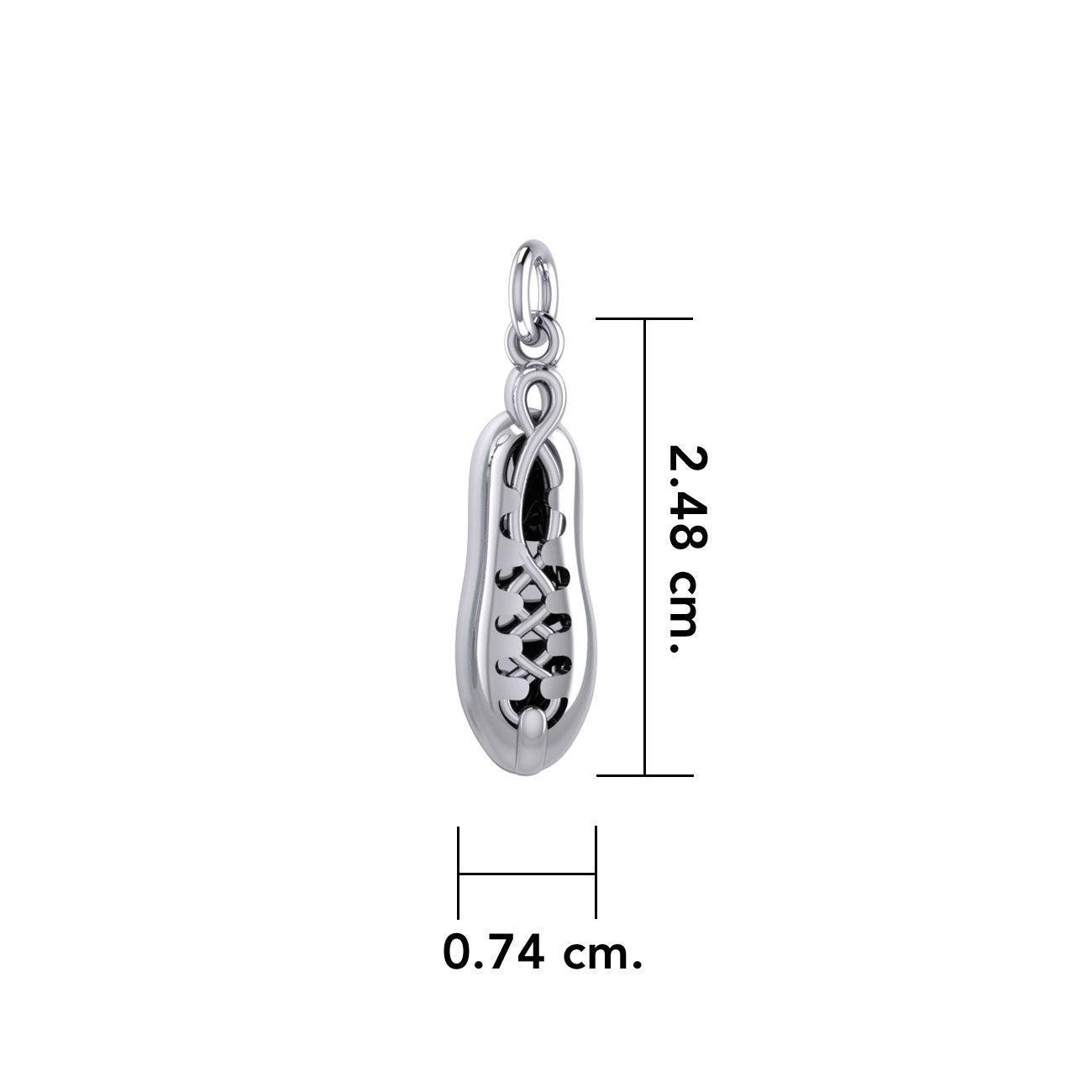 Irish Dancing Shoes Silver Charm TCM024 - peterstone.dropshipping