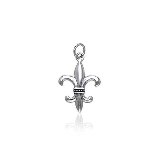 Fleur De Lis Silver Charm TCM032 Charm