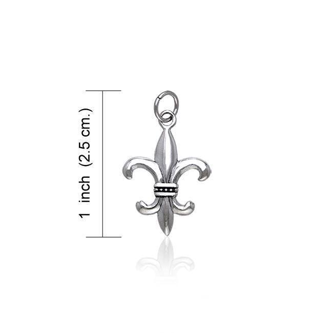 Fleur De Lis Silver Charm TCM032 Charm
