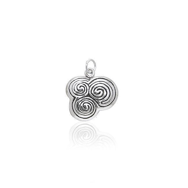 Celtic Spiral Silver Charm TCM049 Charm