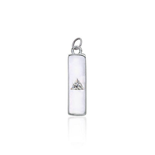 Power Triangle Silver Charm TCM068 Charm