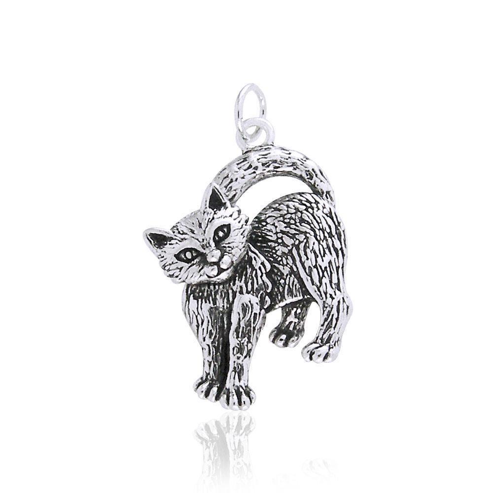 Silver Kitty Charm TCM086 Charm