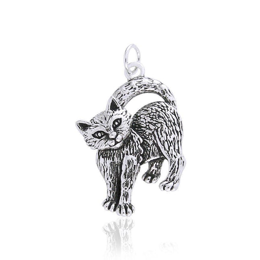 Silver Kitty Charm TCM086 Charm