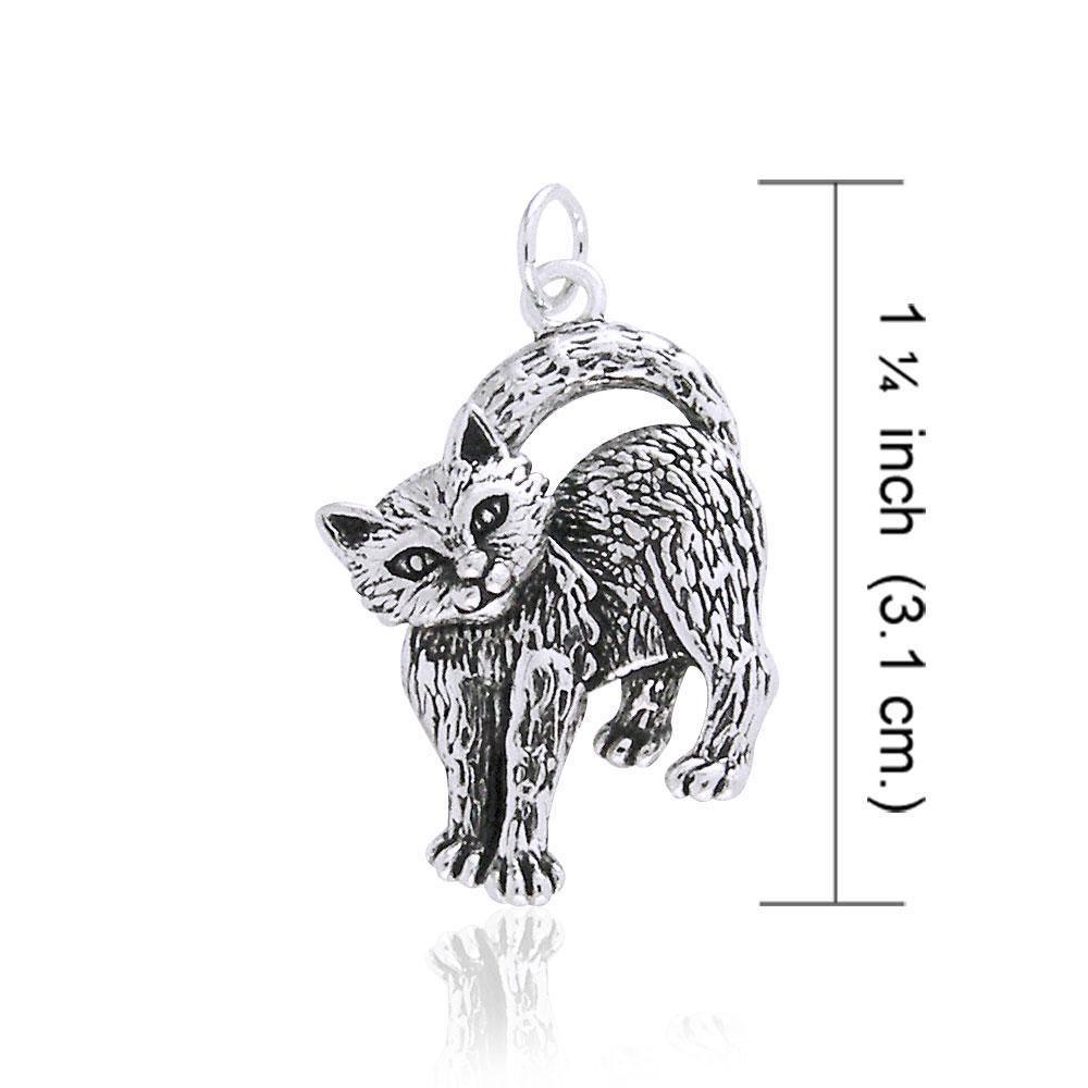 Silver Kitty Charm TCM086 Charm