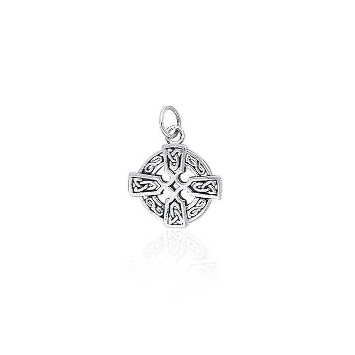 Celtic Knotwork Cross Silver Charm TCM106 Charm
