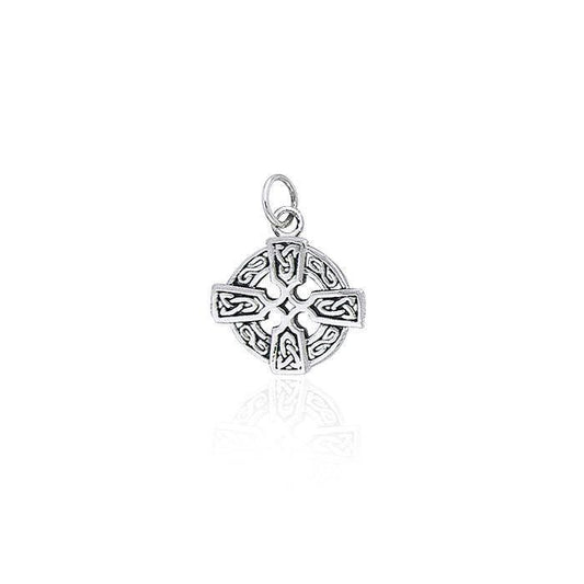 Celtic Knotwork Cross Silver Charm TCM106 Charm