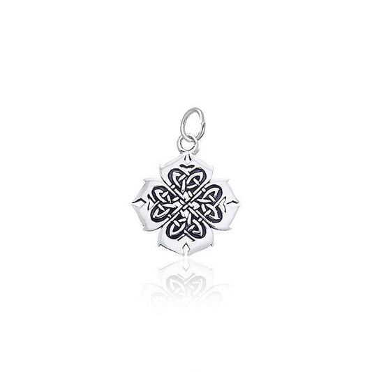 Celtic Knots And Irish Shamrock Silver Charm TCM131 Charm