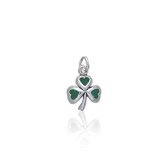 Silver Shamrock Charm TCM308 Charm