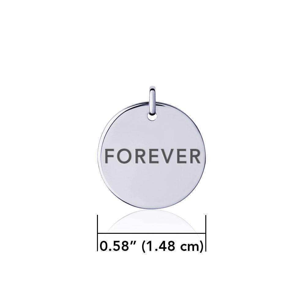 Power Word Friendship Silver Disc Charm TCM333 Charm