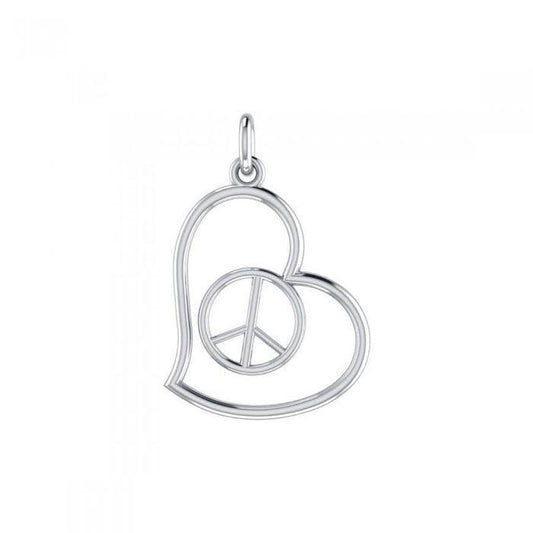 I am at peace ~ Sterling Silver Jewelry Pendant TCM397 - Wholesale Jewelry